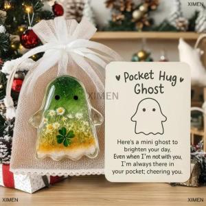 CANAMEK Halloween Cute Ghost Pocket Card Gifts Decoration Halloween Theme Party Festival Decorative Prop Children Holiday Gifts