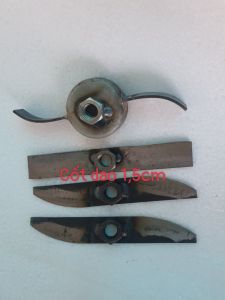 Bộ Dao Gắn Máy Băm Rau Bèo GỒM 3 Lưỡi Dao 1 Cần Gạt Làm Bằng Thép Rèn
