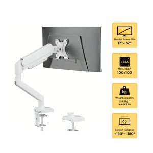 EXPOSE Monitor Arm Desktop Mount Bracket For 17-32 inch Multi-Direction Adjustable Build-in Gas Spring Monitor