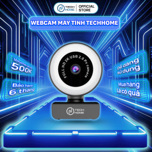 Webcam máy tính TechHome hình ảnh rõ nét tự động lấy nét - DT1228