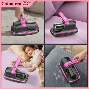 Rechargeable Cordless Mite Remover with UV Light for Furniture and Car Interior Mini Vacuum Cleaner for Home Use