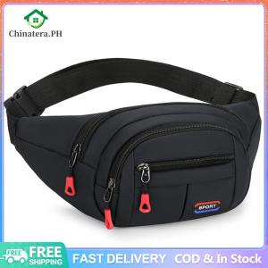 Men Women Chest Bag with 4-Zipper Pockets Belt Bag with Adjustable Strap Fashion Waist Pack for Travel Hiking Running