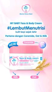 MY BABY Face & Body Cream Nourish & Smooth 50 gr / MYBABY Baby Cream 50gr