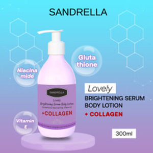 Sandrella whitening body lotion - brightening serum body lotion+ collagen - body lotion - LOTION BADAN Cerianti Lynn Design