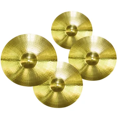 Basic Brass Cymbal With Dotting / Threading Splash Crash Hi Hat Ride 10 12 14 16 18 20 (Per PC)