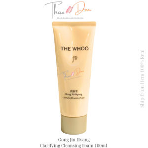 [Nội Địa Hàn]  Sữa Rửa Mặt Whoo Gongjinhyang Clarifying Cleansing Foam chống lão hóa dưỡng ẩm 100ml