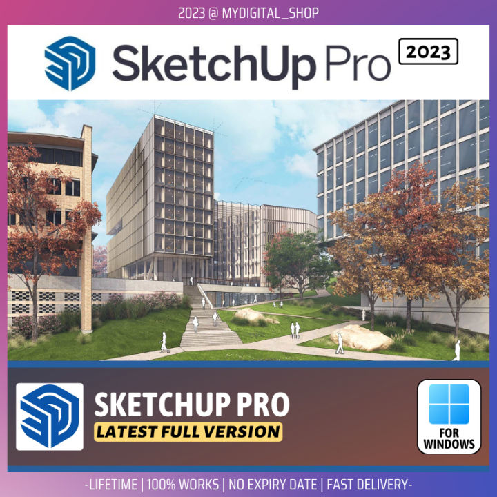 [Windows] SketchUp Pro 2023 | Full Version | Lifetime 100% Works | Lazada