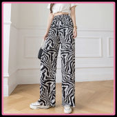 Ready Stock🇲🇾 long pants women baggy pants women wide leg pants seluar panjang perempuan seluar rumah