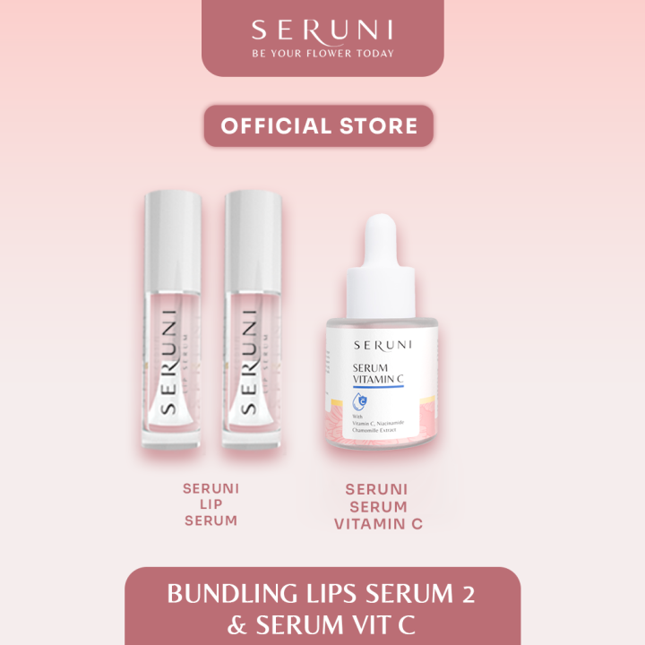 [EXCLUSIVE PROMO] Seruni Lip Serum ( 2 ) & Serum Vitamin C | Lazada ...