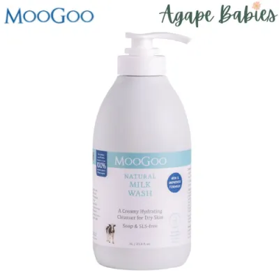 MooGoo Natural Milk Wash 1 Litre Exp: 09/28