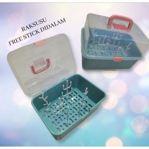 BY678 Rak Pengering Botol Susu Bayi Rak Penyimpanan Botol Susu Anak