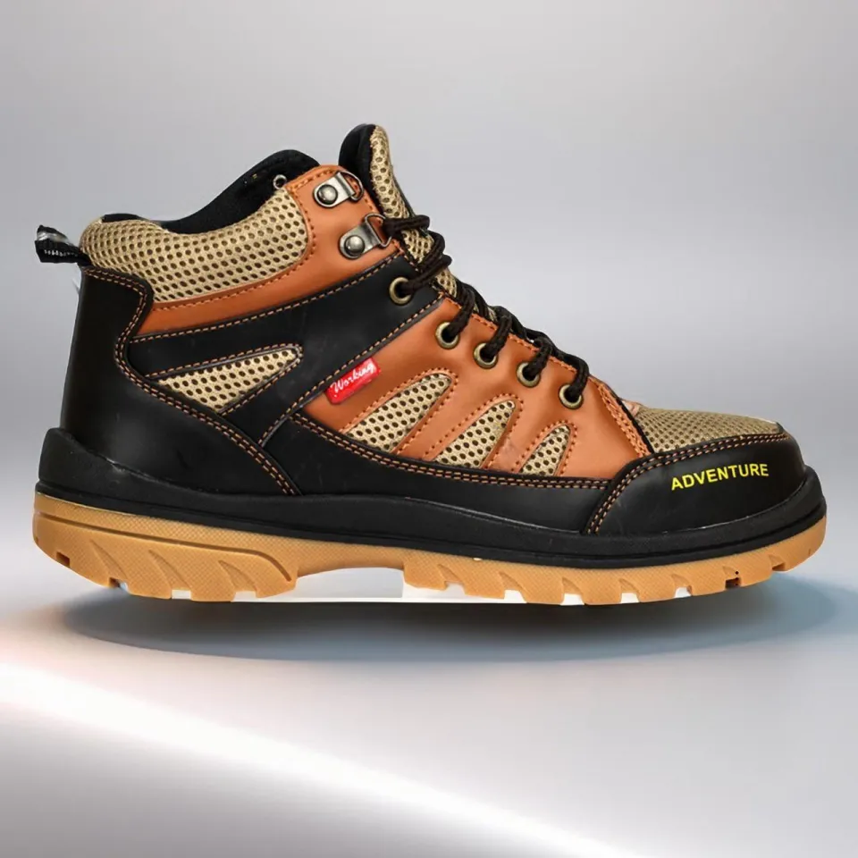 Sepatu Boots Hiking Outdoor Pria G-11 Size 38-43 PU Nobuck TPR