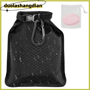 [Duola] กล่องใส่สบู่ในห้องน้ำที่ปิดสนิทกันน้ำที่วางสบู่ที่วางสบู่อเนกประสงค์สำหรับเดินทางกลางแจ้ง