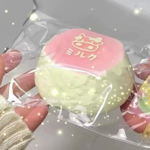 New Cute Simulation Bow Pudding Squeezing Toy With Soft Touch Office Stress Relief Tool Toy Ornament Party Birthday Gift2026