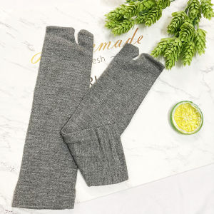 Tất Vớ Da Nữ kiểu xỏ ngón  thun cotton xù dày vừa mềm mại MAU3