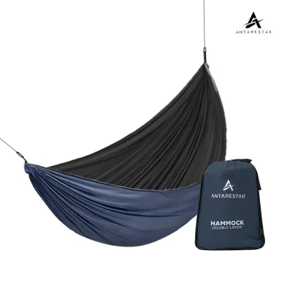ANTARESTAR Sawarna - Hammock Double Layer Tahan Air dan Panas Ayunan Gantung Camping Outdoor dengan Desain Jepang