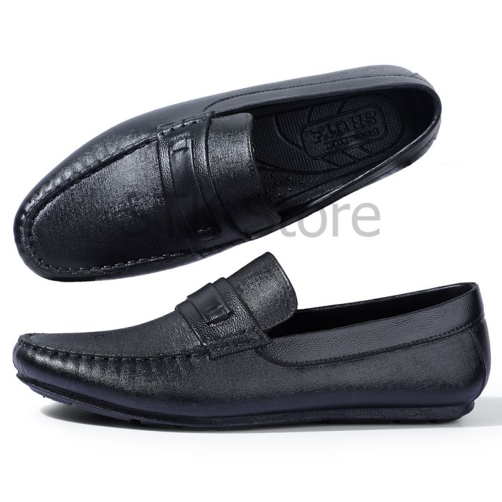 STK662 SHUTA Premium Black Shoes Korean Men's Work Formal Shoes GOOD ...