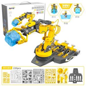 Đồ chơi cánh tay robot thủy lực STEM bộ lắp ráp khoa học thí nghiệm sáng tạo cho học sinh tiểu học