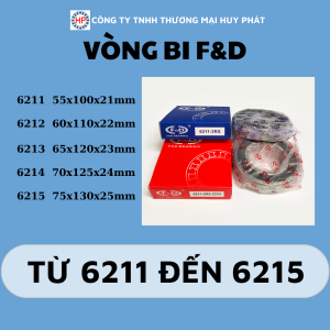 Vòng bi F&D 6211 6212 6213 6214 6215