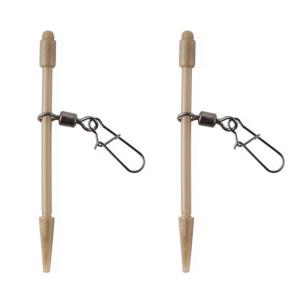 2pcs nhanh chóng thiết lập dụng cụ câu cá clip cho Giàn Khoan Feeder chống rối Hệ thống thay đổi nhanh chóng xoay đuôi tay áo