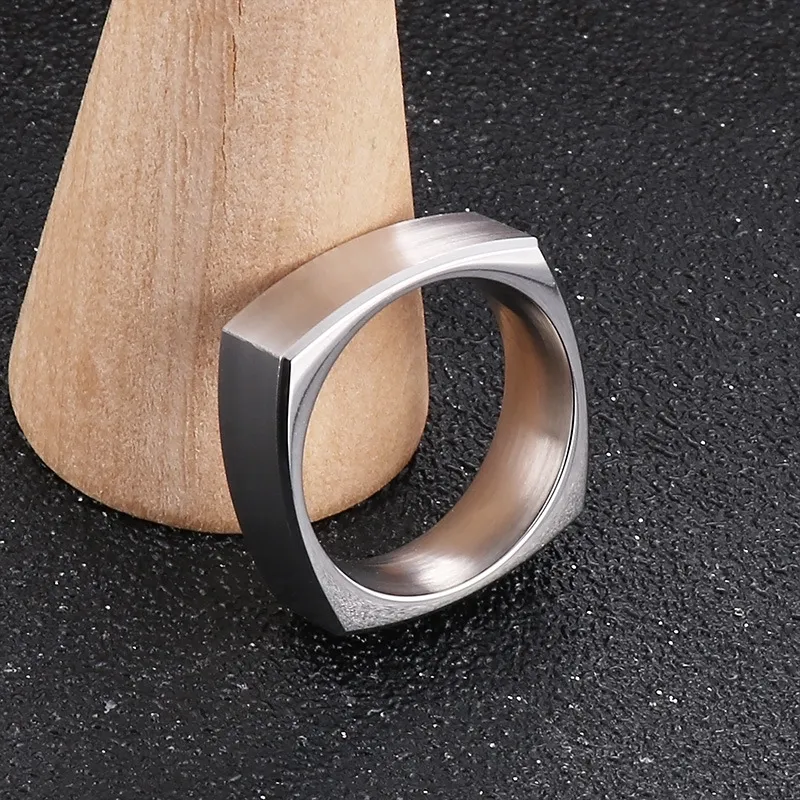 Stainless steel store square ring