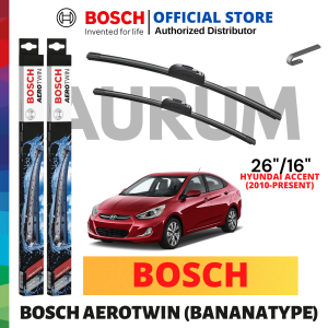 Bosch Aerotwin Wiper Blade set for Hyundai Accent 2010-Present (26/16) 2pcs