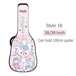 38inch guitar bag waterproof padded guitar bag 39inch double shoulder guitar backpack folk guitar bag personalized customization anime pattern acoustic guitar