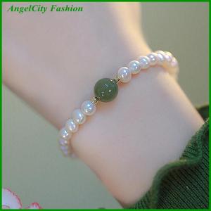 AngelCity Fashion Store Luxury Vintage Indigo Naturalis Bracelet Natural Freshwater Beads Bracelet Adjustable Romantic Wedding Fashion Jewelry Gifts