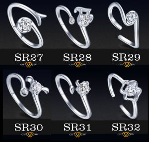 Pos Dari Kl - Sr27/Cincin/Silver Ring/Cincin Silver Plated/Adjustable Ring/Cincin Perempuan/Cincin Perak