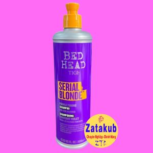 Dầu gội tím cho tóc bạch kim Tigi Bed Head Serial Blonde Purple Toning Shampoo 400ml