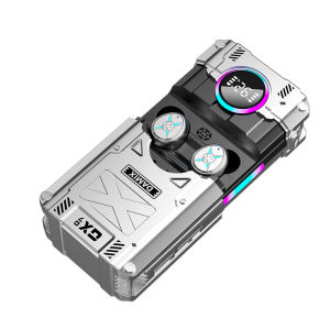 DX-07 Technology style Bluetooth earphone metal slide design dual mode Bluetooth earphone wireless intelligent noise reduction Bluetooth earphone in ear stereo Bluetooth earphone