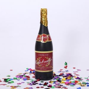 พลุหมุนทรงขวดแชมเปญ พลุฟอยล์ พลุกระดาษ ไส้กระดาษฟอยล์หลากสี