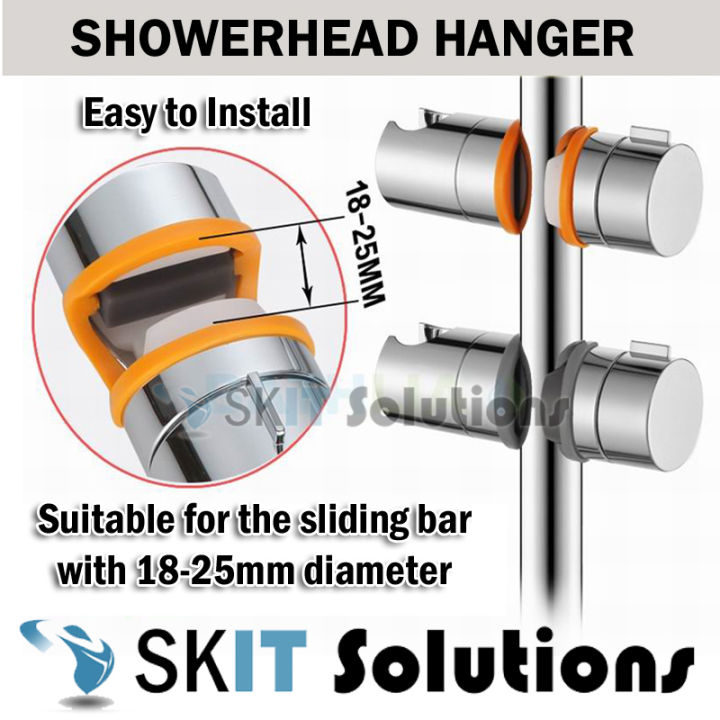 ★Adjustable Shower Head Slide Bar Holder Hanger Bracket ShowerHead