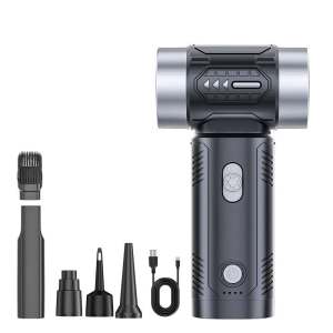 Turbo Fan High Speed Blower Jet Fan Supercharged Hurricane Turbo Fan Extract Air Blowing Inflating and Vacuum cleaning 4 in 1 Multifunctional Tool