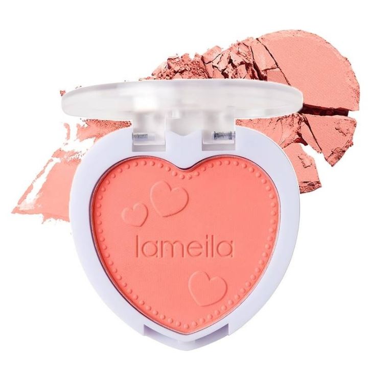 Blush on Lamei-la Ft colour Long Lasting Blusher Pigmented perona pipi tahan lama mudah di baurkan