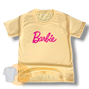 MOCHIShop Kaos Atasan Anak Motif Tulisan Barbie