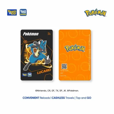 Touch n Go Card NFC - Pokemon Limited Edition LED Pikachu Charizard Mimikyu Lucario