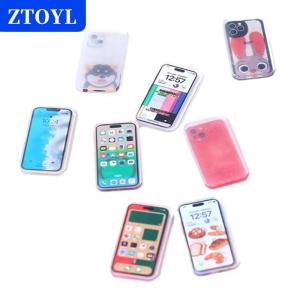 [COD] ZTOYL 5ชิ้น1:12บ้านตุ๊กตาโทรศัพท์มือถือจำลองโมเดลสมาร์ทโฟนสำหรับเด็กของเล่นตุ๊กตาของตกแต่งบ้าน