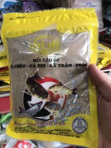 Cám Câu Cá D2 - Mồi câu cá D2 siêu nhạy câu cá rô chép trôi