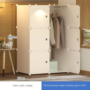 Simple Wardrobe Home Bedroom Clothing Cabinet