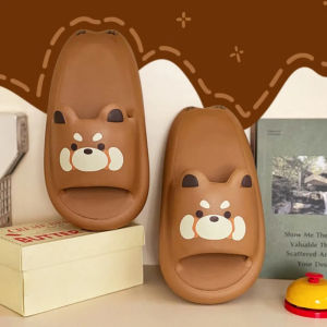 HI BRO Creative Red Panda Slippers Soft Bottom Thick Sole Kawaii Animal Slides Cozy Cartoon Red Panda EVA Slippers Zoo Gift