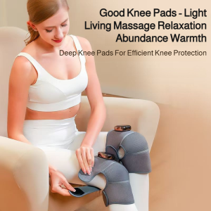 JMYMoxibustion Heating Knee Massager 60℃ HighTemperature Heating Knee Support/Large Capacity Battery Knee Massager with 5 Adjustable Modes/SkinFriendly Material Heating Pad for Arthritis & Joint Pain Relief