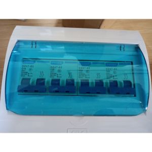 Panel box set with 4 circuit breakers