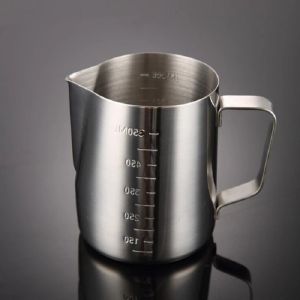Ca đánh sữa inox 350ml có chia vạch Dụng cụ tạo bọt sữa chuyên nghiệp cho Latte Cappuccino