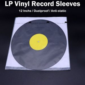 PAZNUL White Vinyl Records Sleeve 12 Inch Resealable LP Vinyl Record Cover Inner Record Sleeves