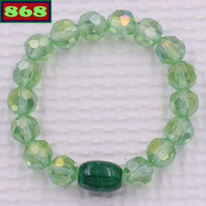 Vòng chuỗi đeo tay pha lê xanh lá charm cẩm thạch vòng chuỗi phong thủy đá cẩm thạch