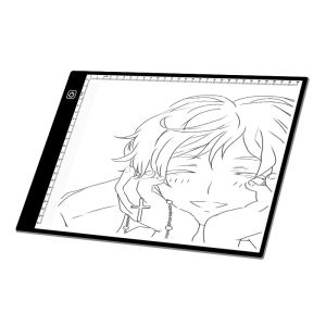 LED Light Pad A5 Copy Board Light Drawing Table Animation Sketching Stencil Painting USB