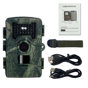 HOUCHU Fast Infrared Trigger Infrared Trail Track Camera Automatic IP66 Waterproof Motion Activated Wildlife Camera Premium 120° Wide-Angle Surveillance Monitoring Camera Outdoor