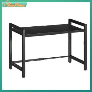 【Fast Delivery】Compact Expandable Microwave Storage Rack for Kitchen Countertop with Durable Finish【Arrive 1-3 Days】