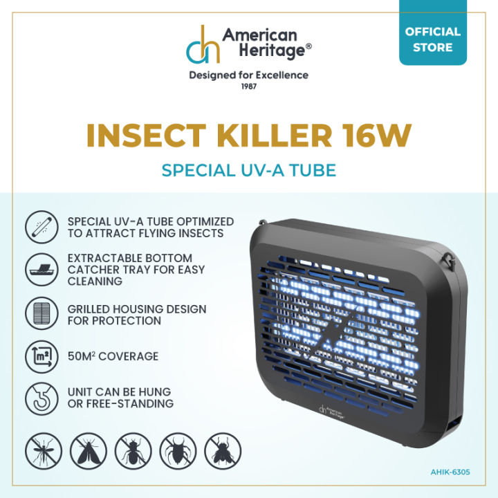 American Heritage Insect Killer 16W Coverage 50m² AHIK-6305 | Lazada PH